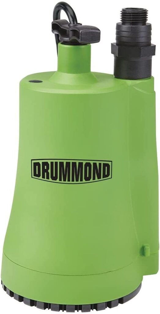 Drummond water pump reviews